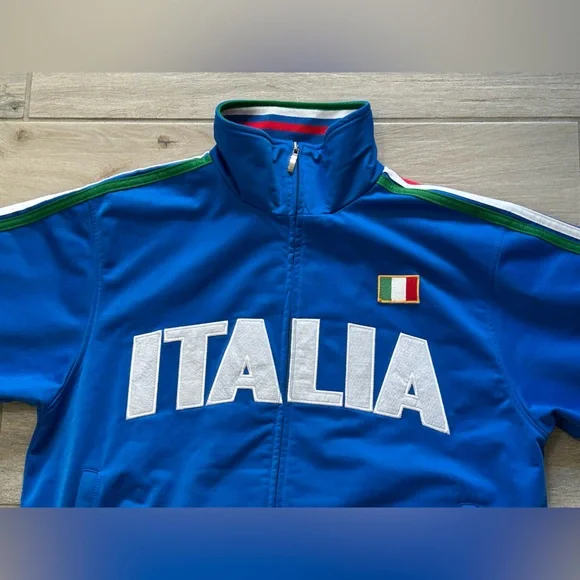 Blue Futbol Italia Track Jacket- Medium - Picture 3 of 7